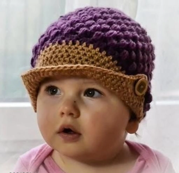 Woolen Kids Cap - 6-12 Months